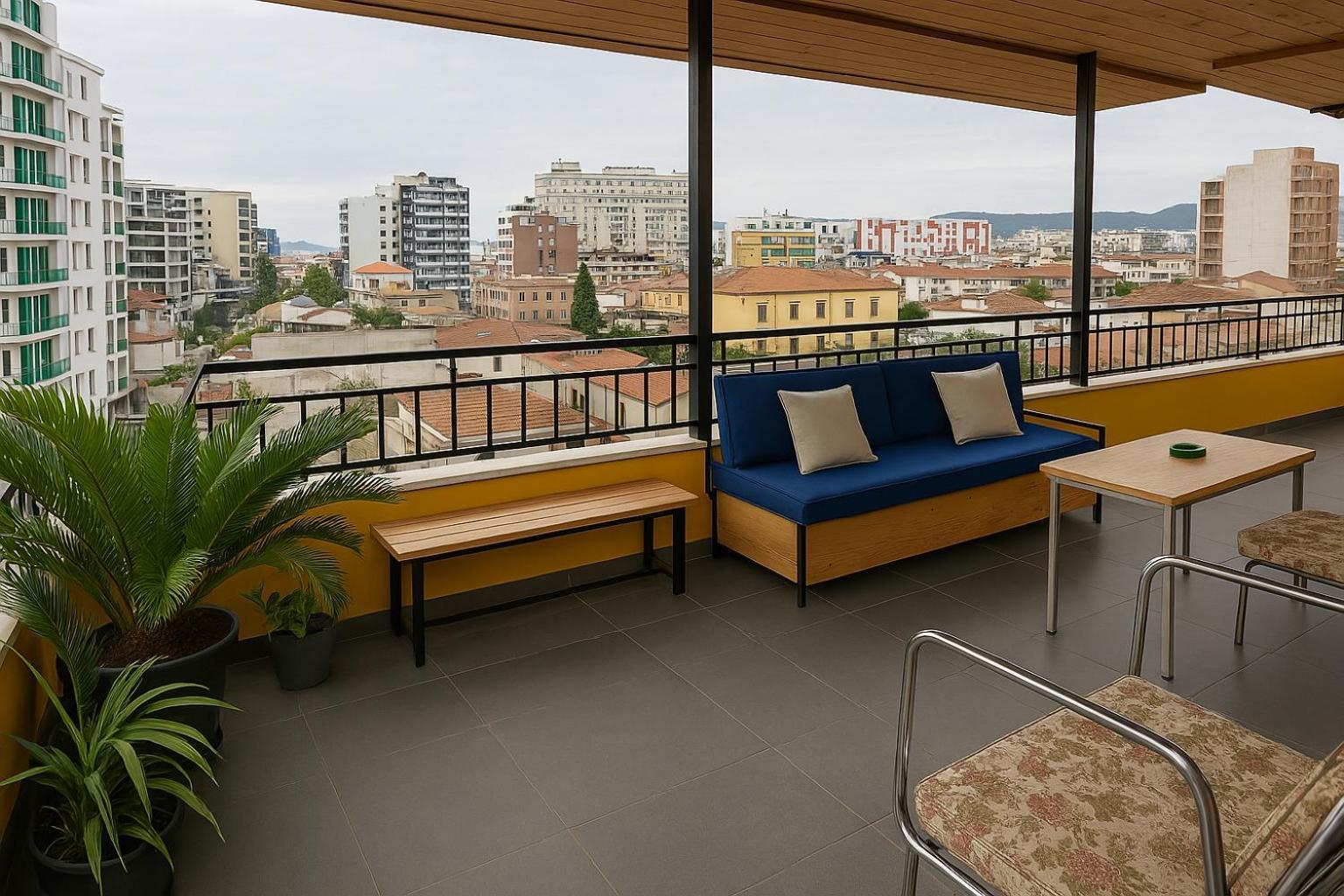 Cozy Big Apartment With Balcony Tirana Eksteriør billede